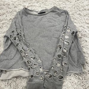 Generation love size small gray sweater
